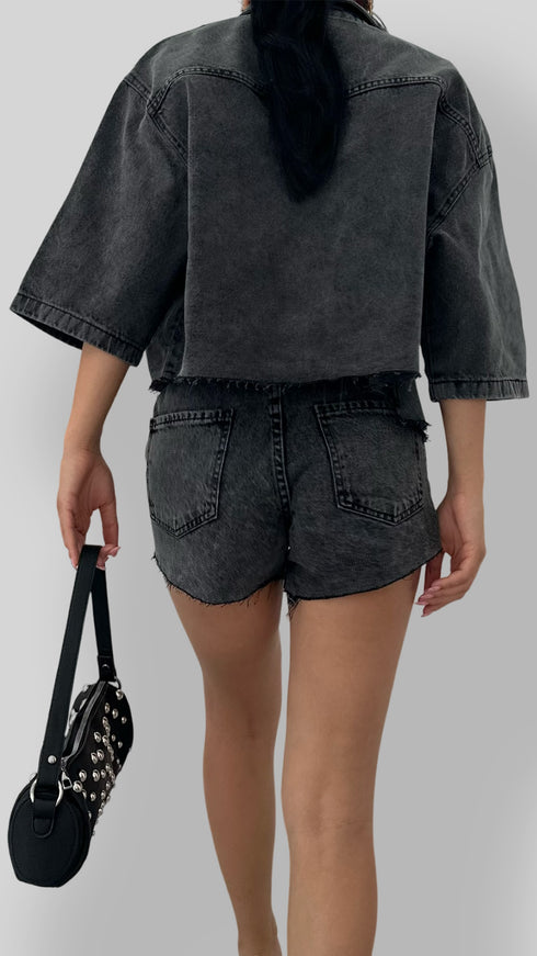 The Ripped Denim Shirt