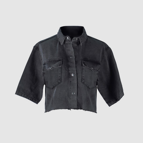 The Ripped Denim Shirt