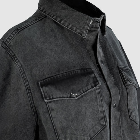 The Ripped Denim Shirt