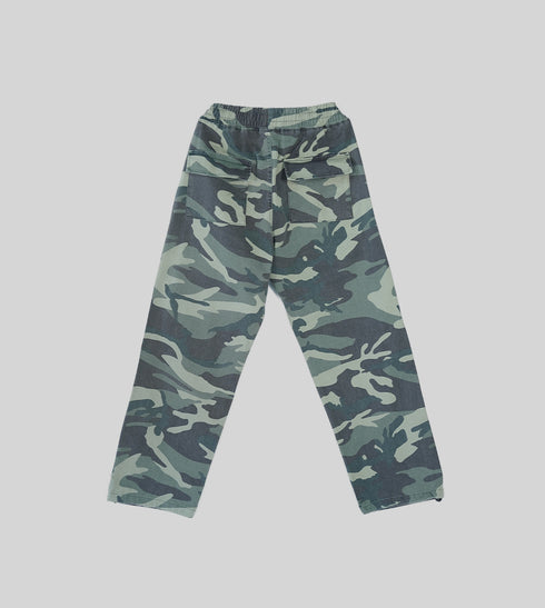 Ripped Camo Cargo Pants
