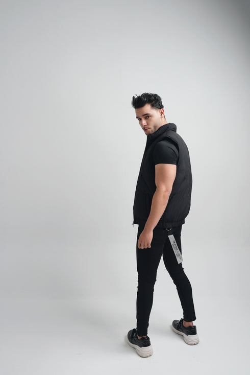 Men's Black Wild Vest