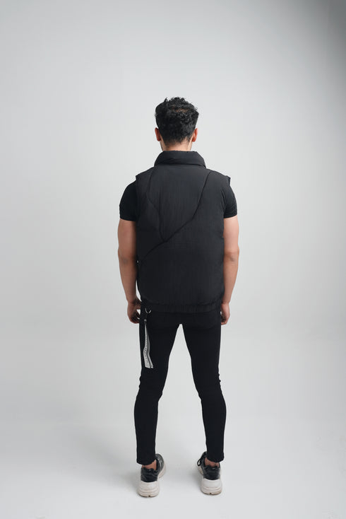Men's Black Wild Vest