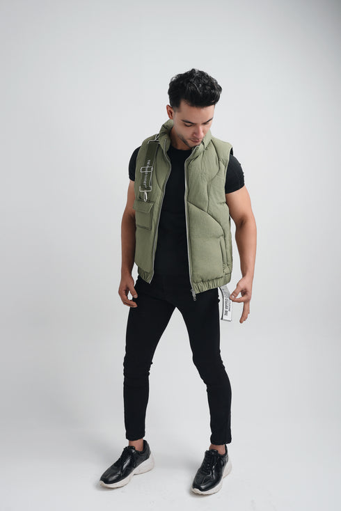 Men's Green Wild Vest
