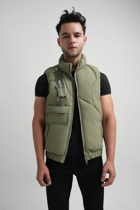 Men's Green Wild Vest