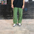 Ripped Green Khaki Cargo Pants