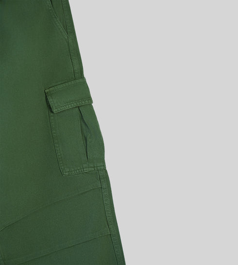 Ripped Green Khaki Cargo Pants