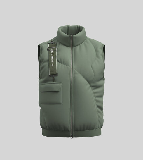 Men's Green Wild Vest