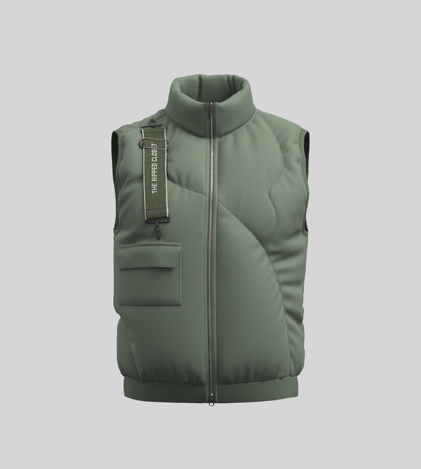 Men's Green Wild Vest